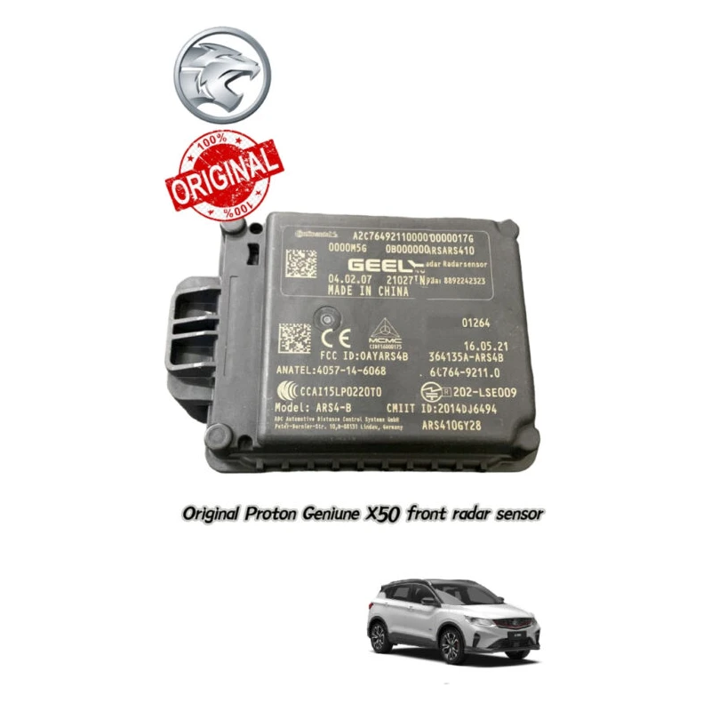 Original Geely Proton X50 Flagship Front  Millimeter Wave Radar Sensor