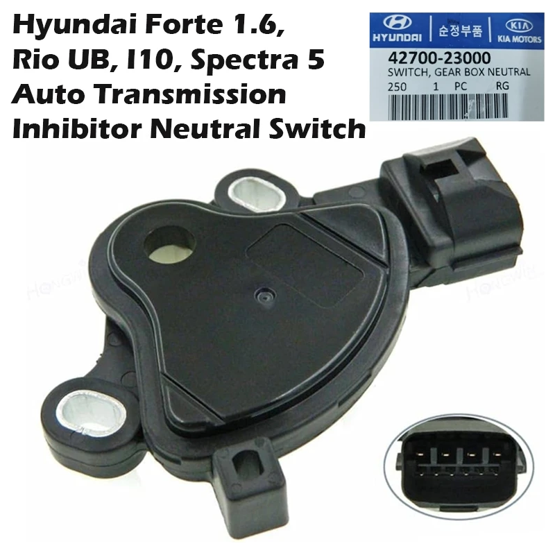 Hyundai Forte 1.6, Rio UB, I10, Spectra 5 Auto Transmission Inhibitor Neutral Switch and Sensor