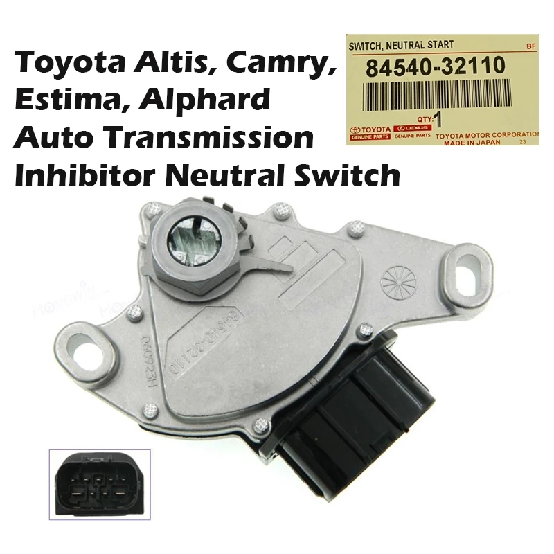Toyota Altis ZZE121, Camry ACV30, Estima ACR30 Auto Transmission Inhibitor Neutral Switch and Sensor