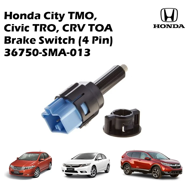 Honda City Tmo, Civic Tro, Crv Toa Brake Switch (4 Pin) 36750-SMA-013