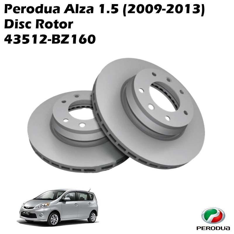 Perodua Alza 1.5 (2009-2013) Disc Rotor 43512-BZ160