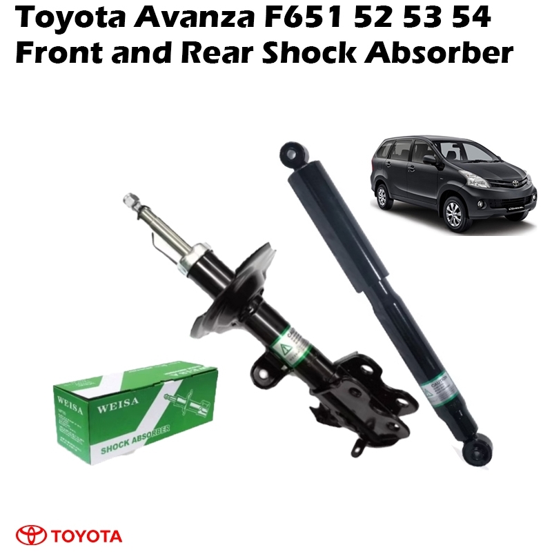 Toyota Avanza F651 52 53 54 Front and Rear Shock Absorber