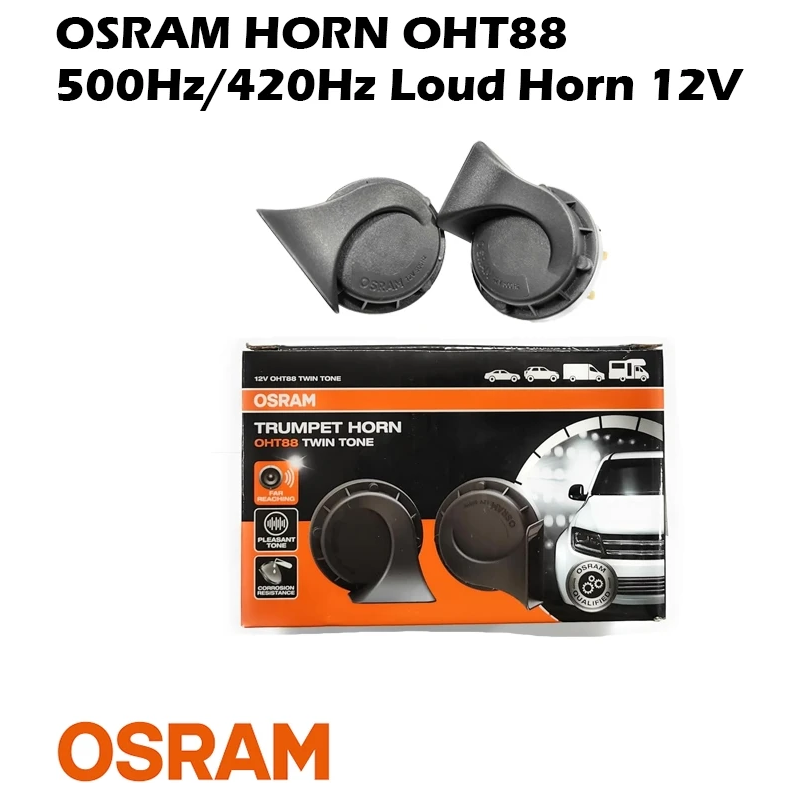 OSRAM HORN OHT88 500Hz/420Hz Loud Horn 12V