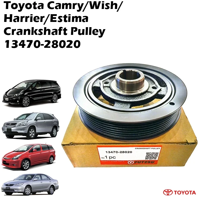 Toyota Camry Wish Harrier Estima Crankshaft Pulley 13470-28020