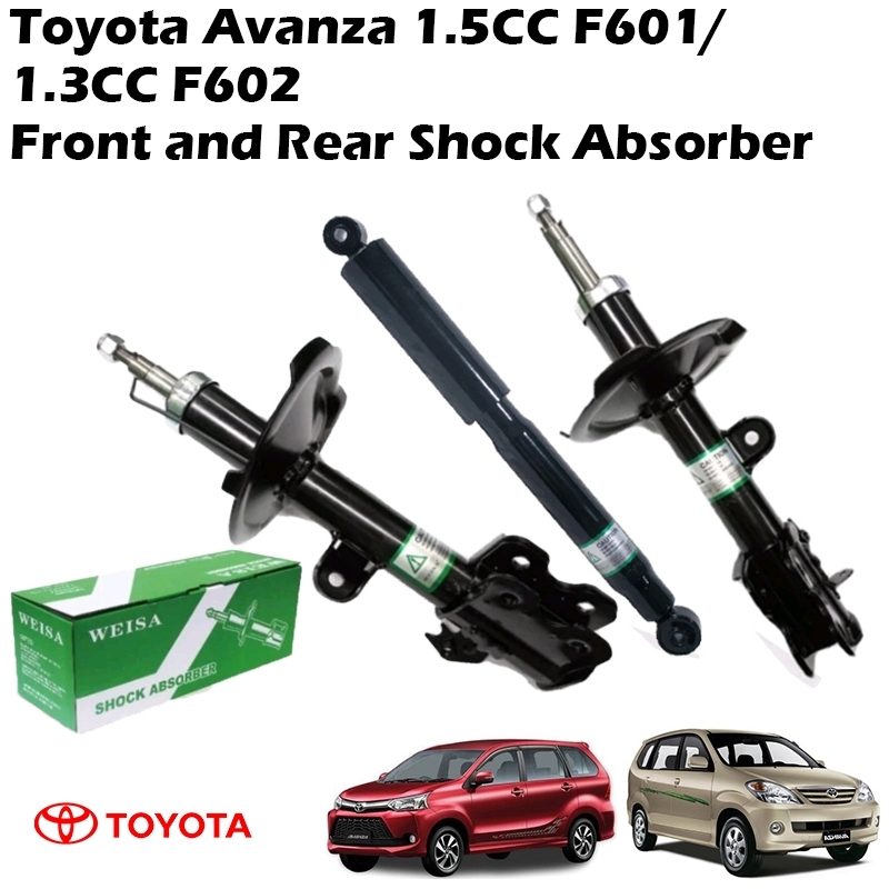 Toyota Avanza 1.5CC F601/ 1.3CC F602 Front and Rear Shock Absorber