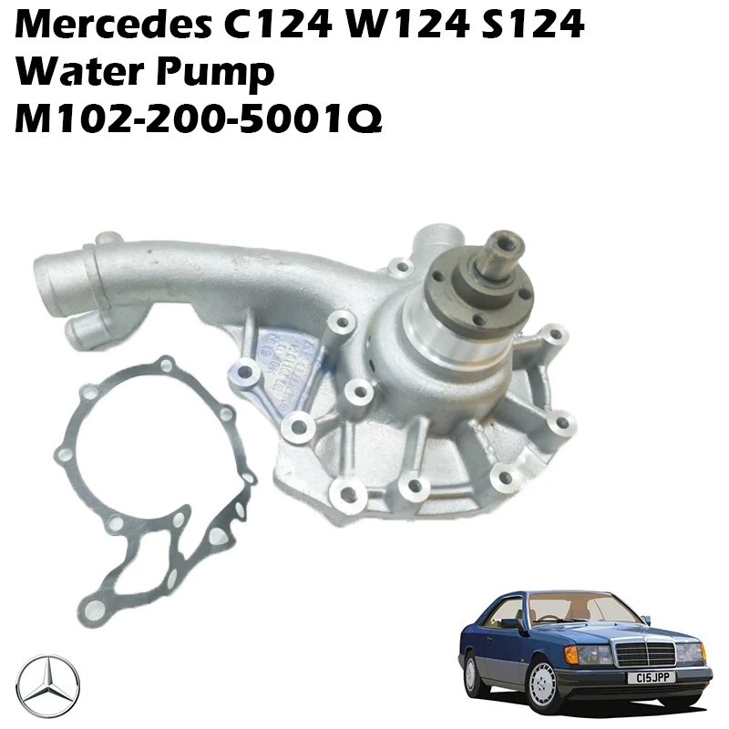 Mercedes C124 W124 S124 Water Pump M102-200-5001Q
