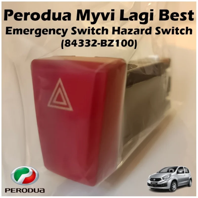 Perodua Myvi Lagi Best Emergency Switch Hazard Switch Double Signal Switch (84332-BZ100)
