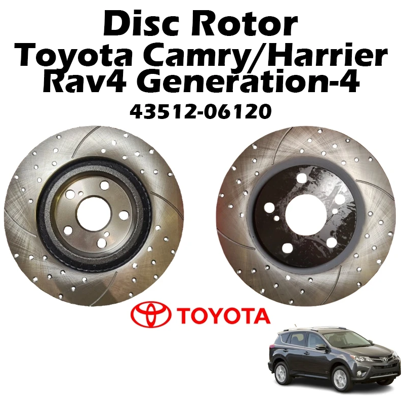 Toyota Camry 2016-2018 / Harrier 2.0 / Rav4 Front Disc Rotor (43512-06120) (Performance Type Japan)