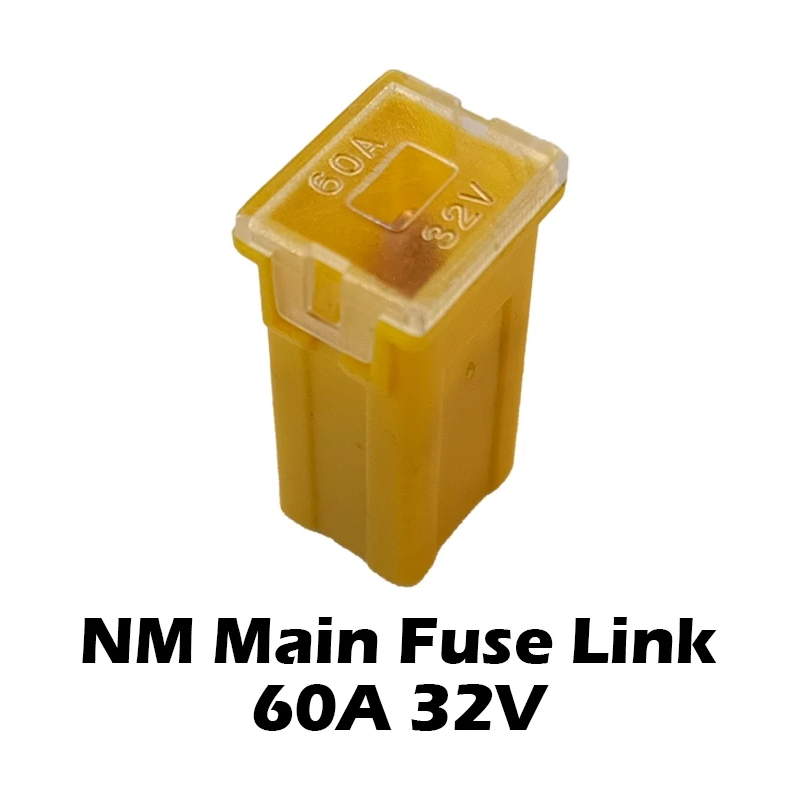 60A Main Fuse Link NM Type 32V Automotive Fuse Yellow