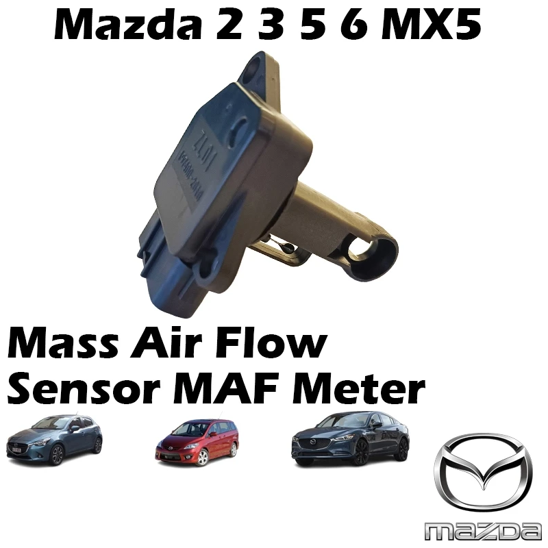 Original Mazda2 3 5 6 CX5 MX5 Mass Air Flow Meter MAF Sensor (ZL01-13-215)