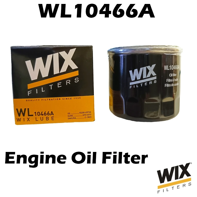 WIX Engine Oil Filter WL10466A For Nissan Livina Almera Hyundai Atos Matrix Citra Kia Forte Subaru XV Forester Mazda 2/3