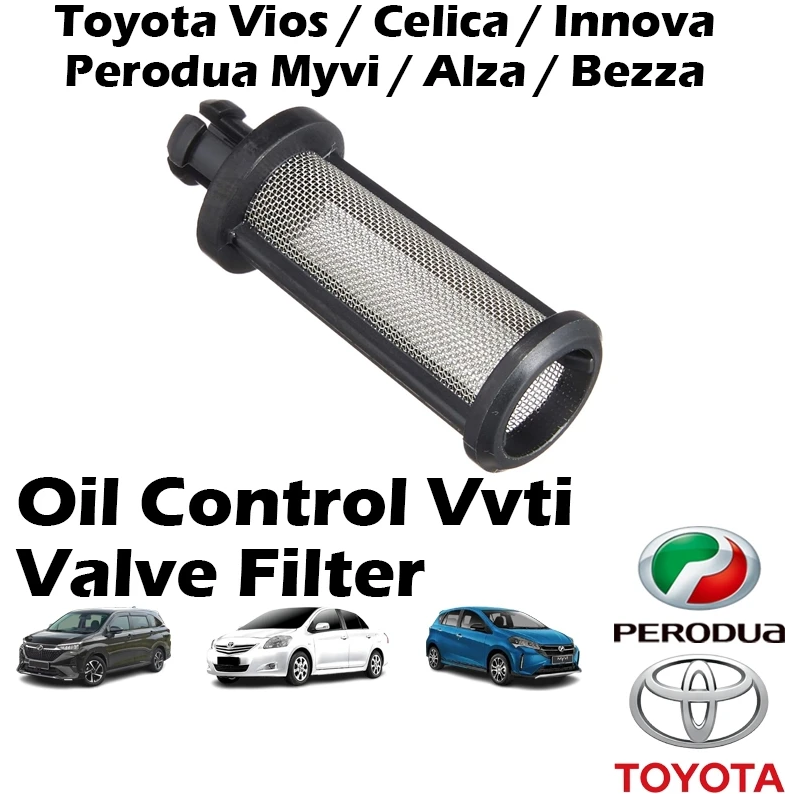 Toyota Vios Avanza Prius Celica Innova ZNE10 ZZE122 Myvi Alza Bezza Oil Control VVTI Valve Filter 15678-21010