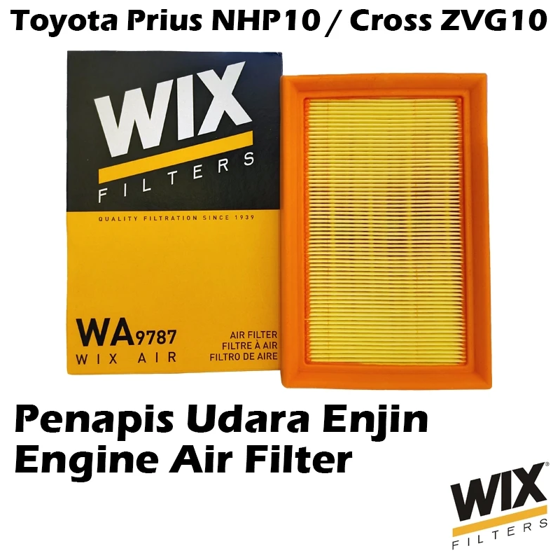 WIX BY MANN And HUMMEL Engine Air Filter Toyota Prius C Cross ZVG10 Sienta Altis Zre211 C-HR HYBRID