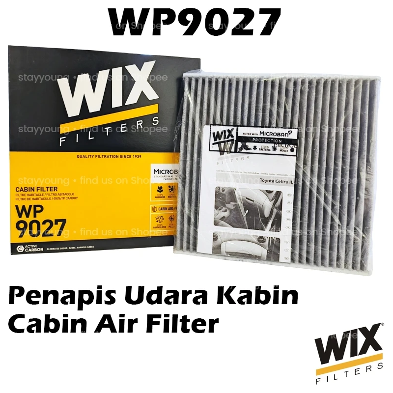 WIX BY MANN And HUMMEL Activated Carbon Cabin Air Filter WP9027 Toyota Camry ACV30,Estima ACR30,Alphard ANH10,Vios NCP42