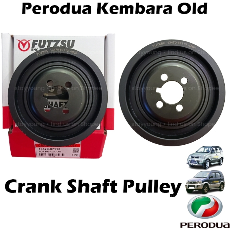 Perodua Kembara Old Crank Shaft Pulley With Rubber 13470-87113