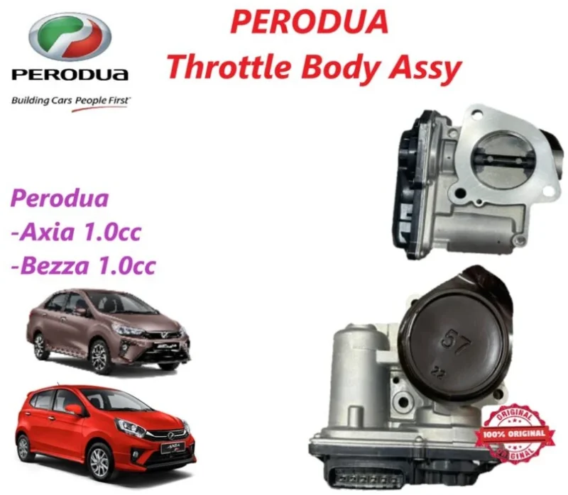 Original Perodua Genuine Axia 1.0 /Bezza 1.0 (2016-2022) Throttle Body New Assy (22030-BZ020)