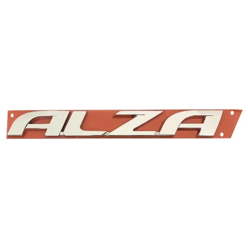ORIGINAL PERODUA GENUINE ALZA REAR WORD CHROME EMBLEM LOGO - ALZA (NON TAPE)