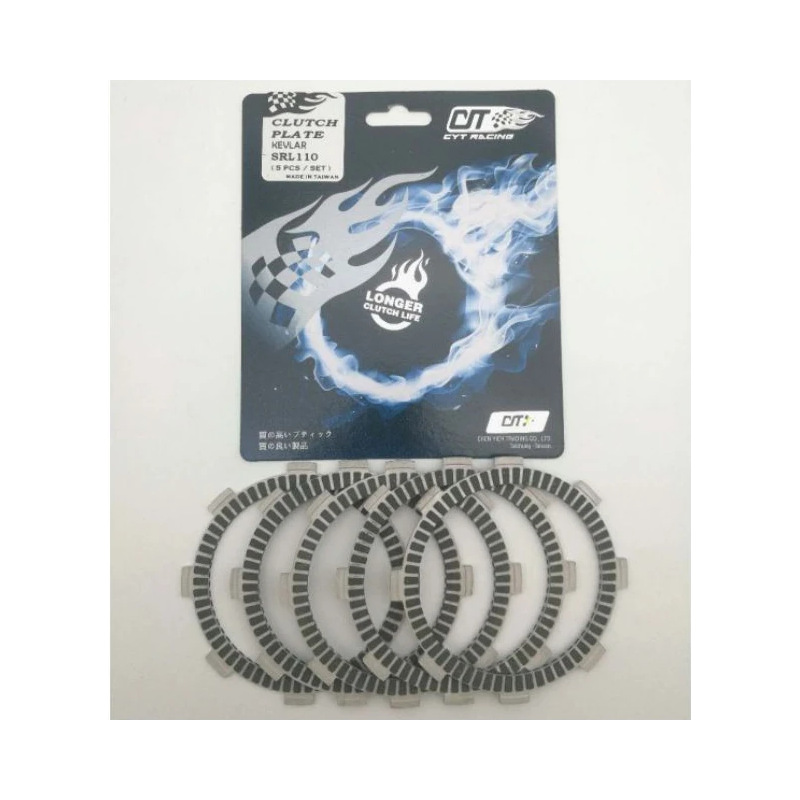 CYT RACING YAMAHA SRL110 RACING KEVLAR CLUTCH PLATE (5 PCS /SET )