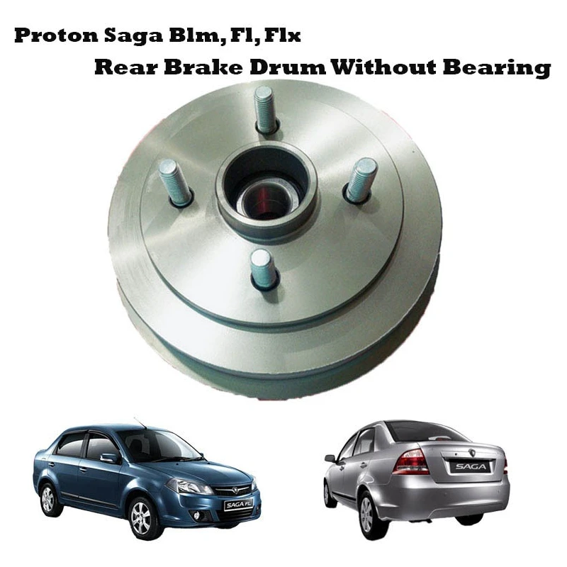Proton Saga BLM, FL, FLx Rear Brake Drum Without Bearing