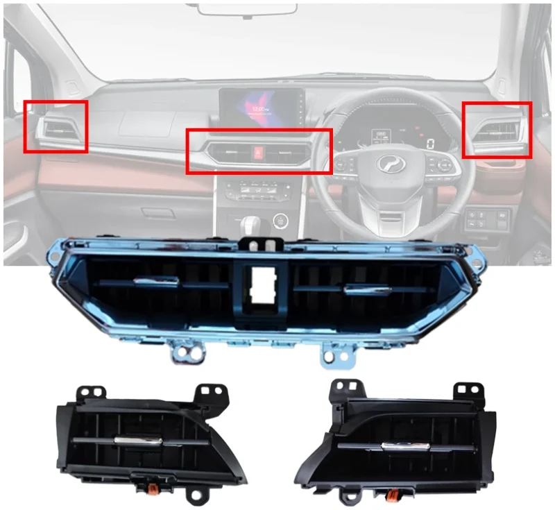ORIGINAL PERODUA GENIUNE ALZA NEW MIDDLE CENTER AIR COND OUTLET & LEFT RIGHT AIR COND OUTLET