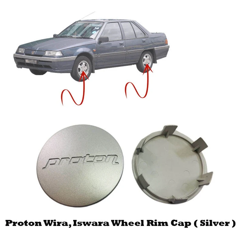Proton Wira, Iswara Wheel Rim Cap ( Silver )