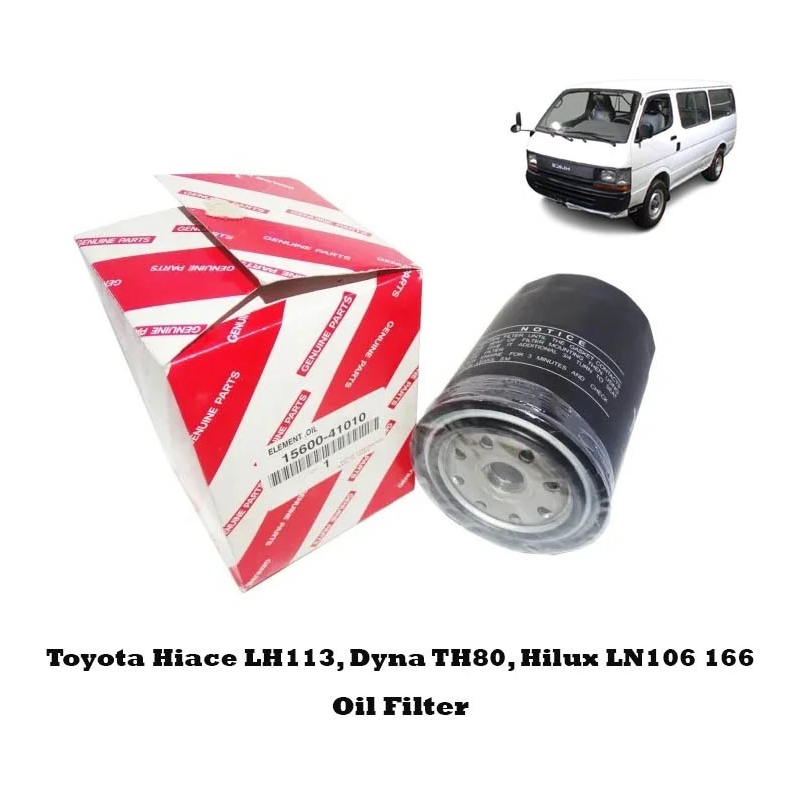 Toyota Hiace LH113, Dyna TH80, Hilux LN106 166 Oil Filter 15600-41010