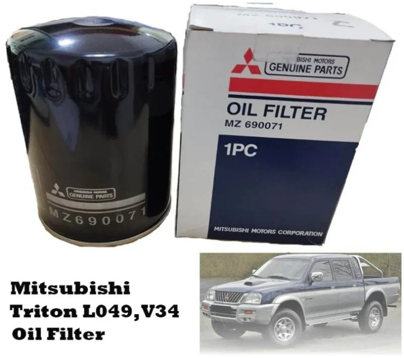 Original Mitsubishi Geniune Triton L049, V34, k64T k74T & Ka Oil Filter MZ690071