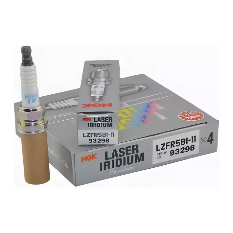LZFR5BI-11 93298 [4 PCS] Ngk Geniune Mitsubishi Mirrage Attrage Xpander Laser Iridium Spark Plug