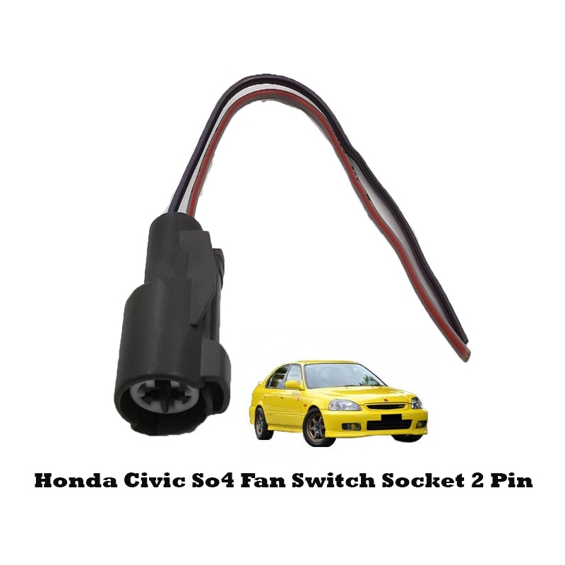 Honda Civic So4 Fan Switch Socket 2 Pin