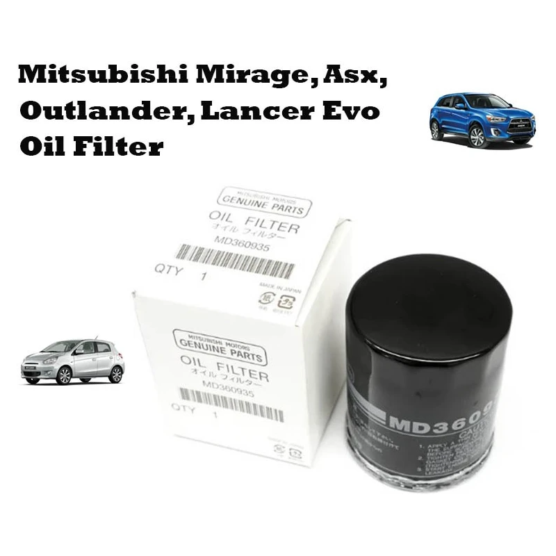 Mitsubishi Geniune Mirage, Asx, Outlander Oil Filter MD360935 (Original)