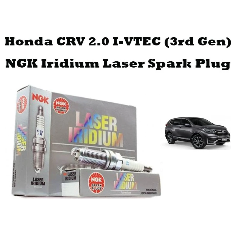 IZFR6K-11S 5266[4PCS] NGK Geniune Honda CRV 2.0 I-VTEC (3rd Gen) Iridium Laser Spark Plug