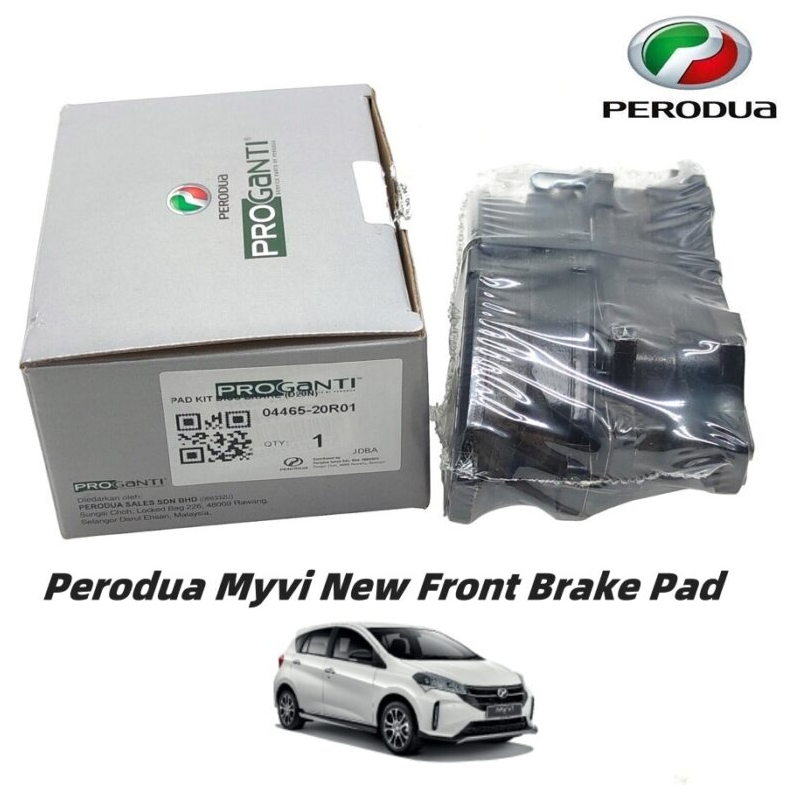Original Perodua Pro Ganti Geniune Myvi G3 New D20n Front Brake Pad