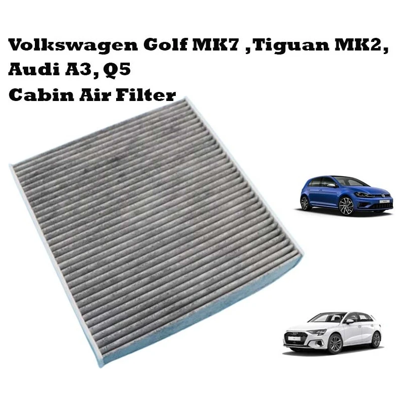 Volkswagen Golf MK7 ,Tiguan MK2, Audi A3, Q5 Active Carbon Charcol Cabin Air Filter