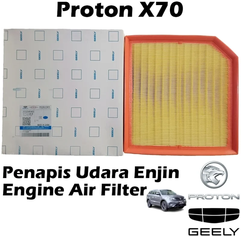 Geely Proton X70 1.5cc Turbo Engine Air Filter 2032045400 Penapis Udara Enjin