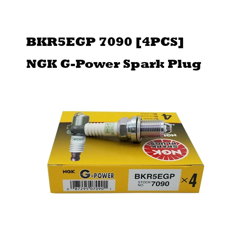 BKR5EGP 7090 [4Pcs] NGK Geniune Toyota Vios Altis Wish Nissan Sentra B13 B14 N16 G-Power Spark