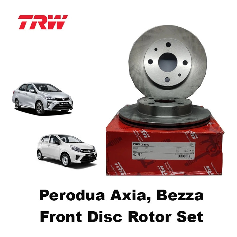 Perodua Axia, Bezza Front Disc Rotor Set TRW