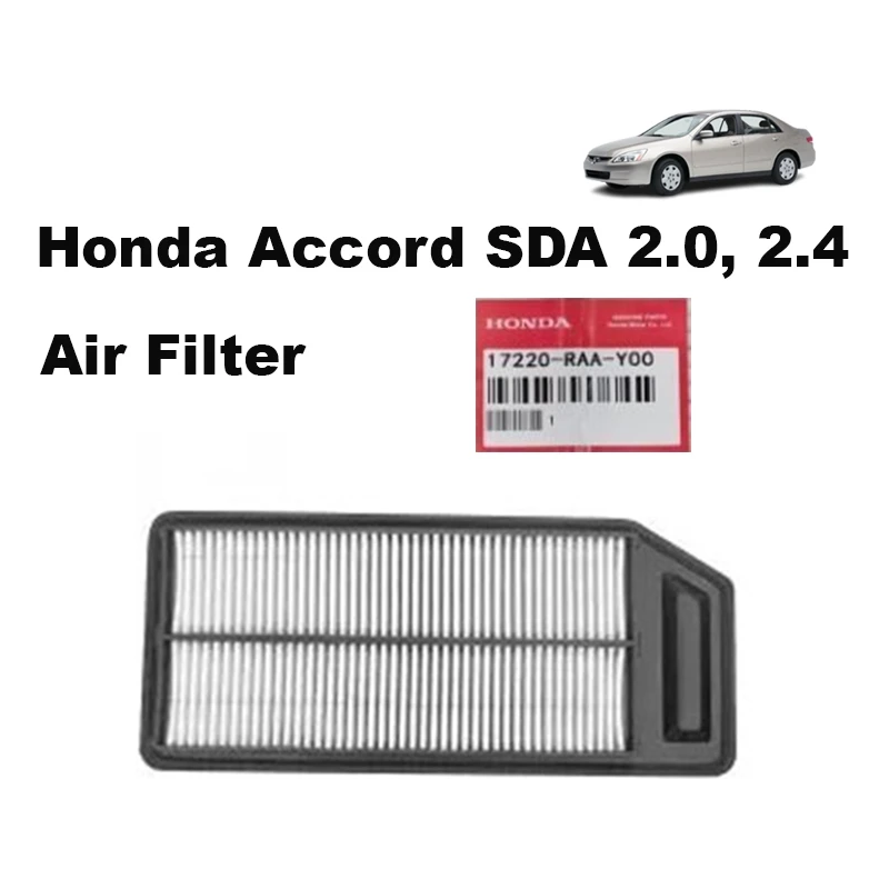 Honda Accord SDA 2.0, 2.4 (2003-2007) Air Filter 17220-RAA-Y00
