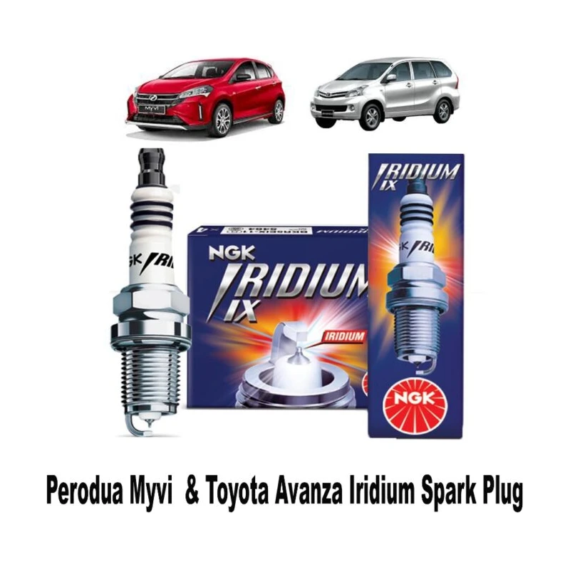 [DCPR7EIX] [4cs] Ngk Geniune Perodua Myvi Lagi Best Icon Alza Toyota Avanza Rush Iridium Spark Plug