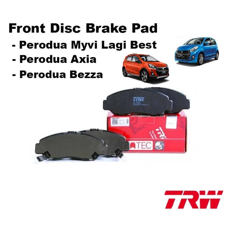 Perodua Myvi Lagi Best, Axia, Bezza Front Disc Brake Pad Trw Brand