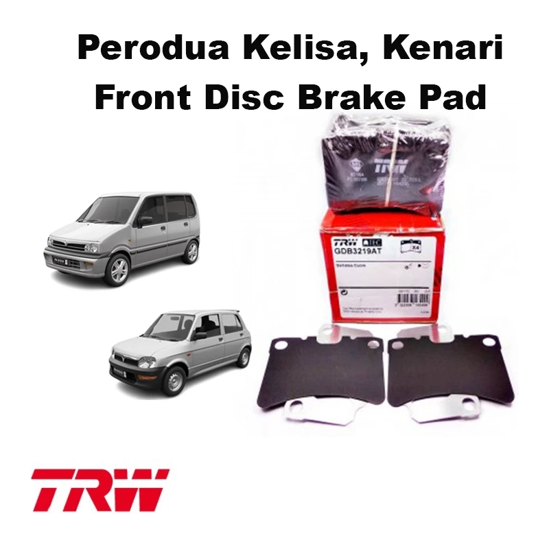 Perodua Kelisa, Kenari Front Disc Brake Pad Trw Brand