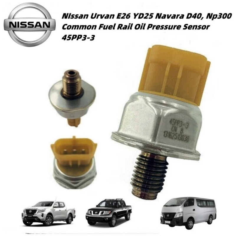 Original NIssan Urvan E26 Navara D40 Np300 Common Fuel Rail Oil Pressure Sensor 45PP3-3