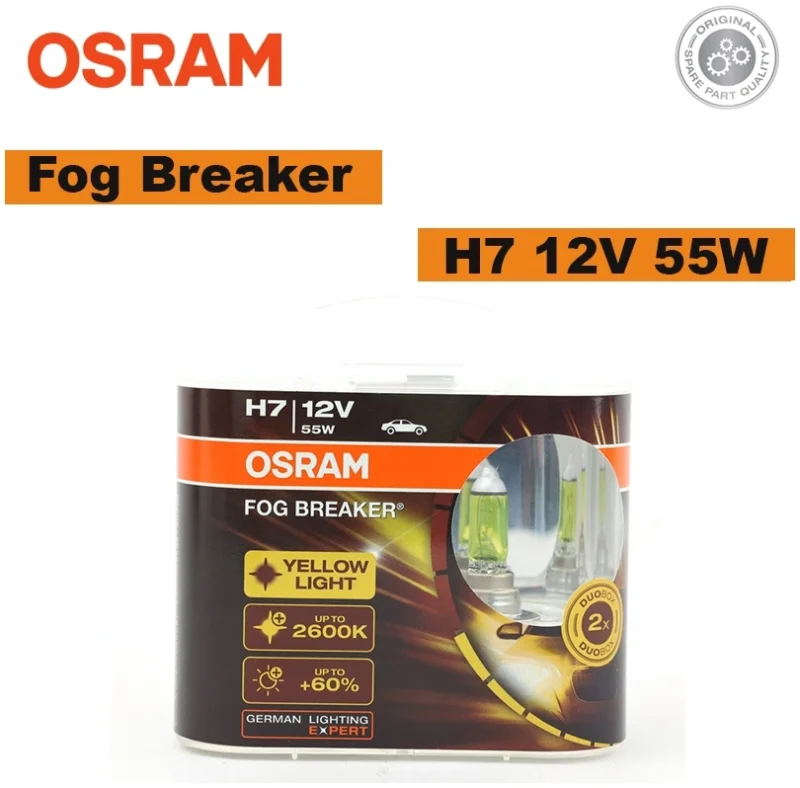 62210FBR-HCB Osram H7 12V 55W PX26D Fog Breaker Bulb