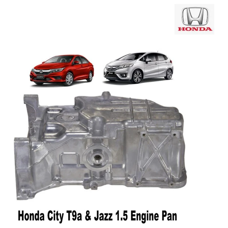 Honda City T9a & Jazz 1.5 T5a (2014-2019) Aluminium Engine OIl Pan Oil Sump Assy 11200-RBO-000