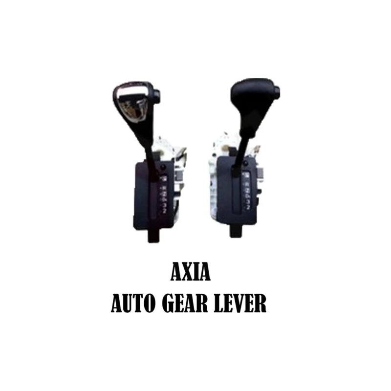 ORIGINAL PERODUA GENIUNE AXIA GEAR KNOB SHIFT ASSEMBLY SET ( CHROME  & NORMAL PVC LEATHER )