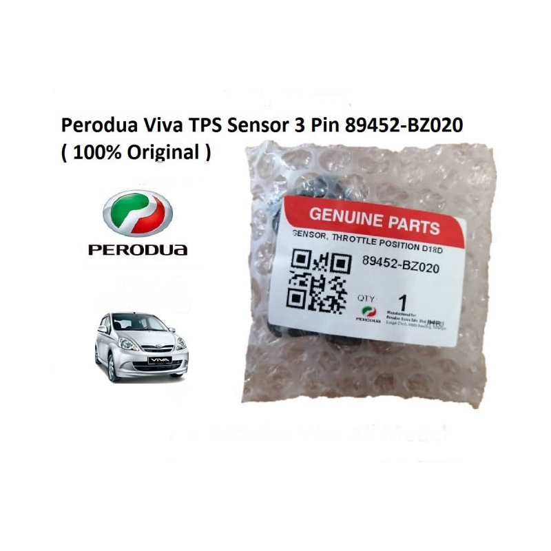 Original Perodua Viva Throttle Position Sensor 3Pin 89452-BZ020