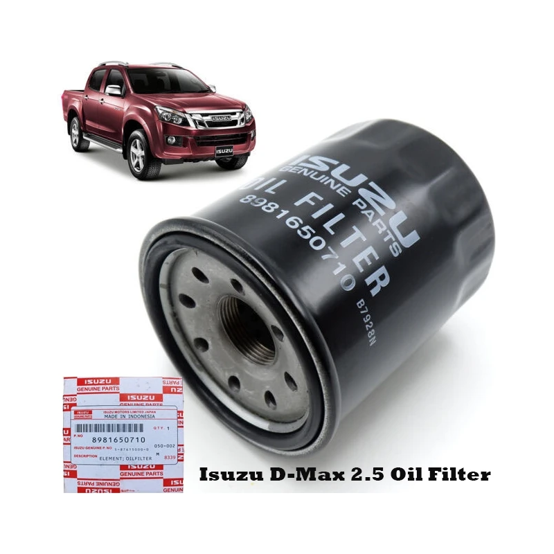 Isuzu D-Max 2.5 Oil Filter New Model 8981650710 (Big Hold)
