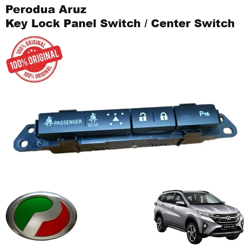 Original Perodua Geniune Aruz Key Lock Panel Controls Switch Center Switch 88610-BZ090