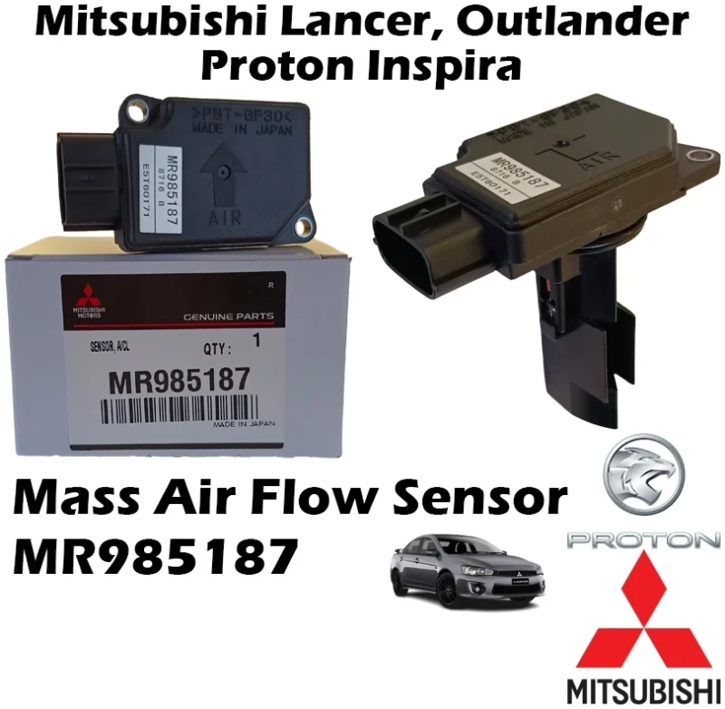 Original Mitsubishi ASX, Colt VI, Grandis, Lancer Cy4a, Outlander, Proton Inspira Mass Air Flow Sensor