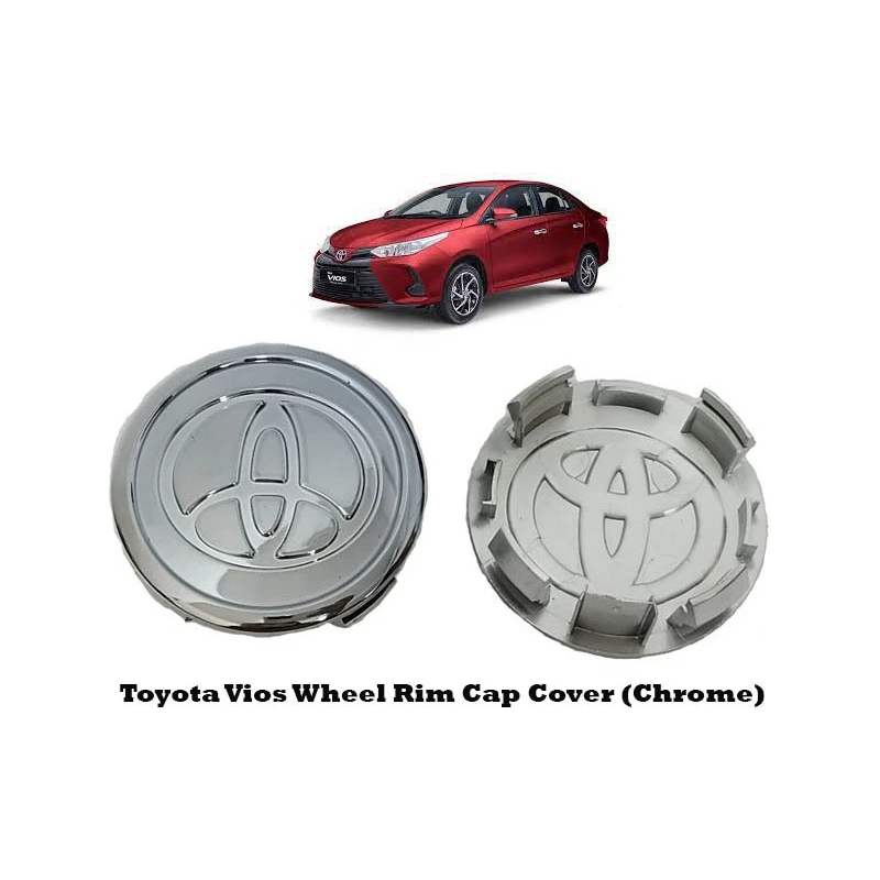Toyota Vios Wheel Car Rim Cap Cover (Chrome)