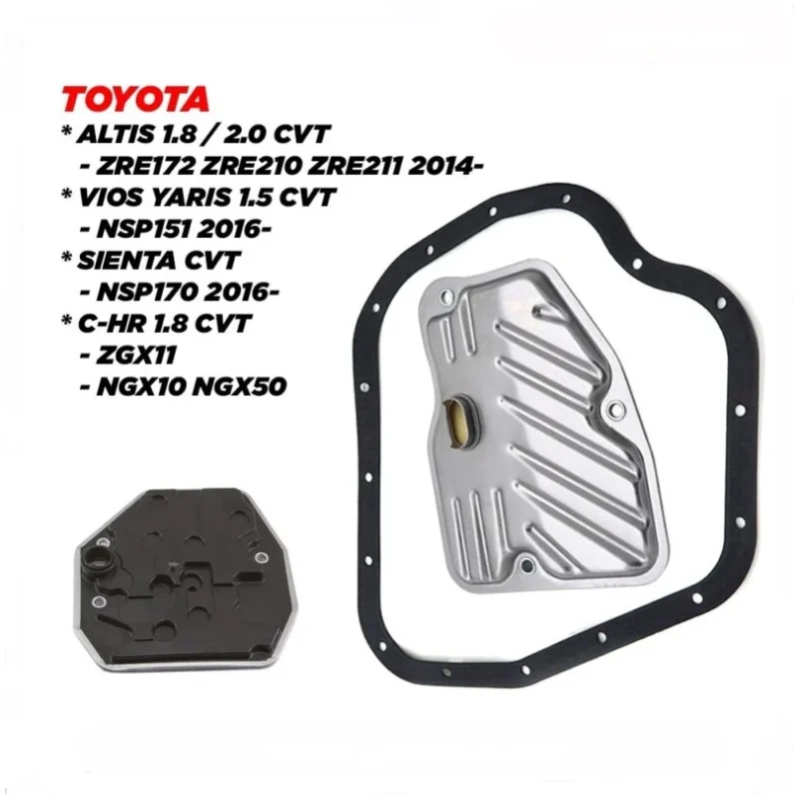 Toyota Altis Zre172, Vois Nsp151 NGC102, Chr ,Cross Cvt Auto Transmission Filter Set 35330-12050